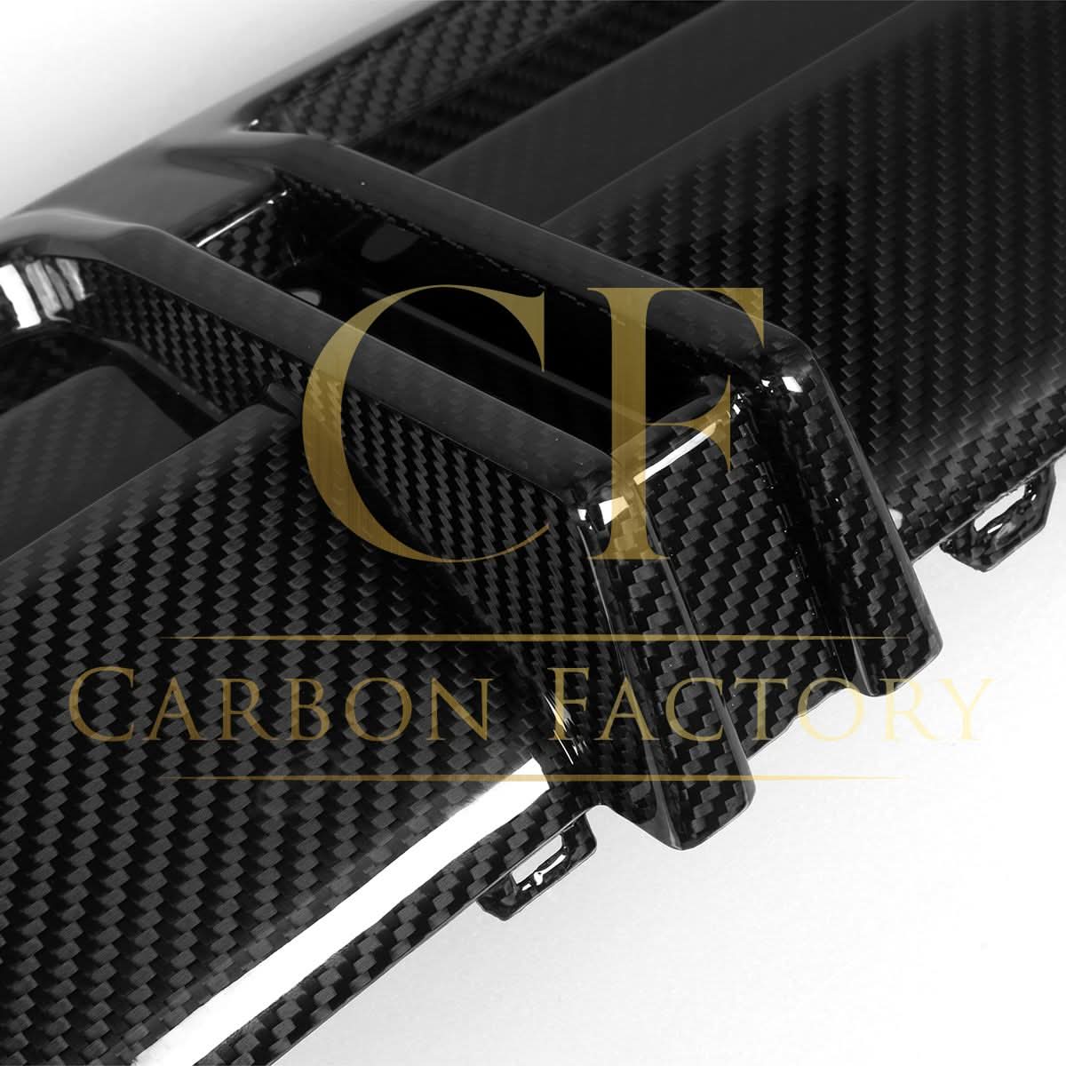 SQ Style with LED Pre-Preg Carbon Fibre Rear Diffuser for BMW 2 Series G42 Coupe 21-Present - Carbon Factory