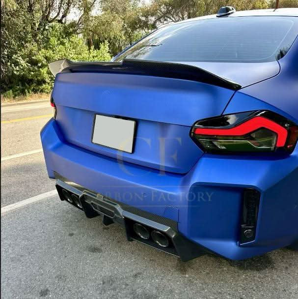 V Style Pre-Preg Carbon Fibre Diffuser for BMW G87 M2 23-Present - Carbon Factory