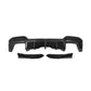 V Style Pre-Preg Carbon Fibre Rear Diffuser for BMW F97 X3M LCI 22-24 - Carbon Factory