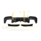 V Style Pre-Preg Carbon Fibre Rear Diffuser for BMW F97 X3M LCI 22-24 - Carbon Factory