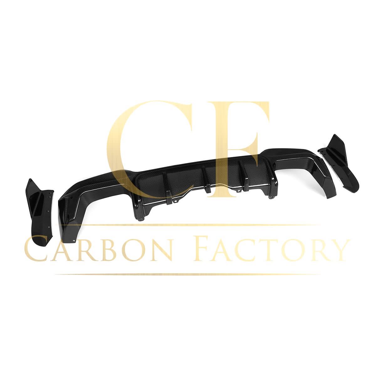 V Style Pre-Preg Carbon Fibre Rear Diffuser for BMW F97 X3M LCI 22-24 - Carbon Factory