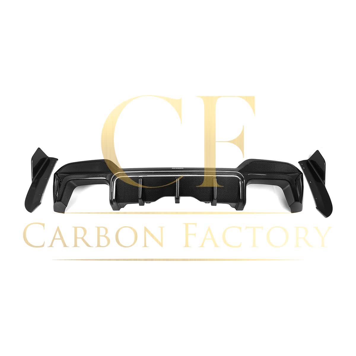 V Style Pre-Preg Carbon Fibre Rear Diffuser for BMW F97 X3M LCI 22-24 - Carbon Factory