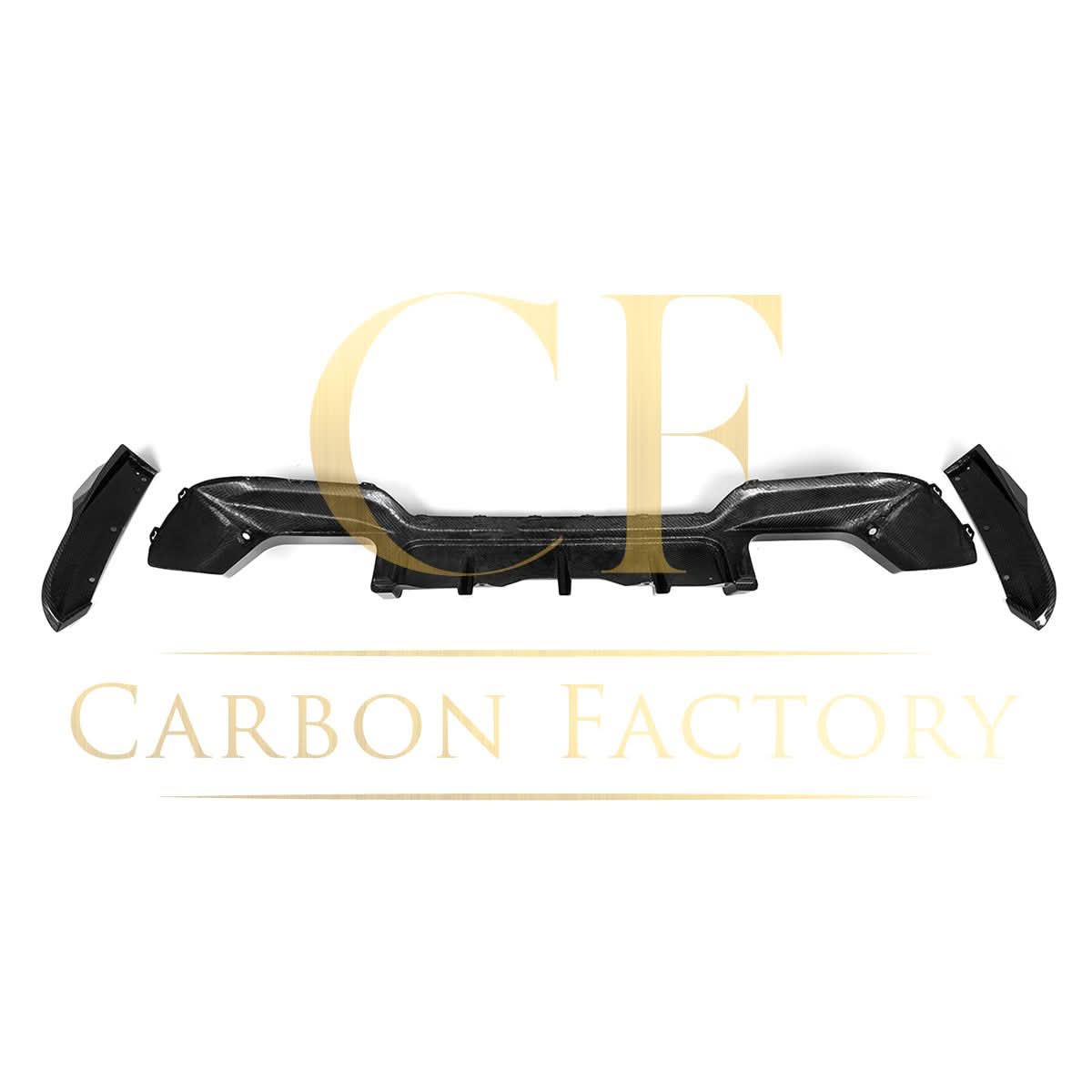 V Style Pre-Preg Carbon Fibre Rear Diffuser for BMW F97 X3M LCI 22-24 - Carbon Factory