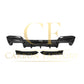 V Style Pre-Preg Carbon Fibre Rear Diffuser for BMW F97 X3M LCI 22-24 - Carbon Factory