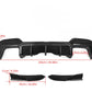 V Style Pre-Preg Carbon Fibre Rear Diffuser for BMW F97 X3M LCI 22-24 - Carbon Factory