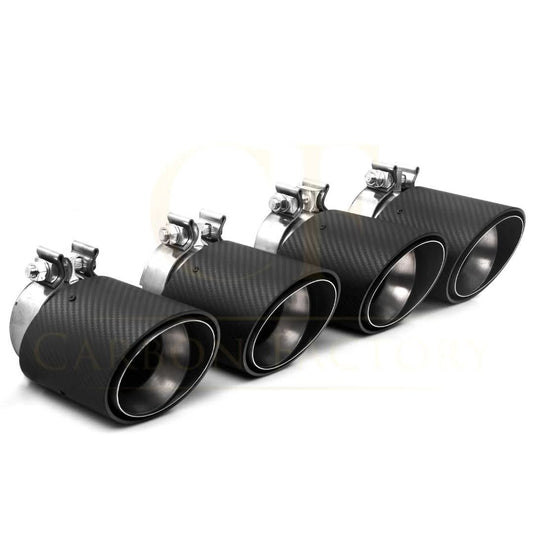 OEM Style Pre-Preg Carbon Fibre Exhaust Tips for BMW G90 G99 M5 2025-Present - Carbon Factory