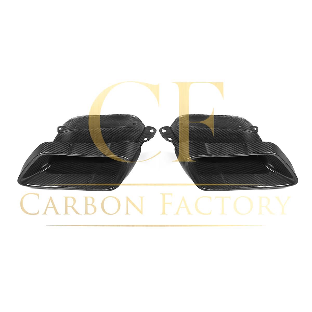 Pre-preg Carbon Fibre Exhaust Tips for BMW G05 X5 LCI 23-25 - Carbon Factory