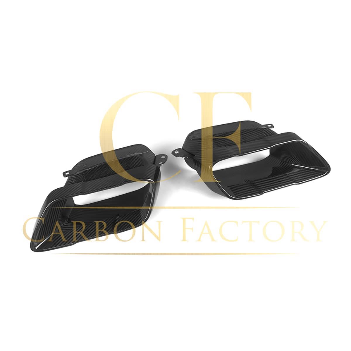 Pre-preg Carbon Fibre Exhaust Tips for BMW G05 X5 LCI 23-25 - Carbon Factory