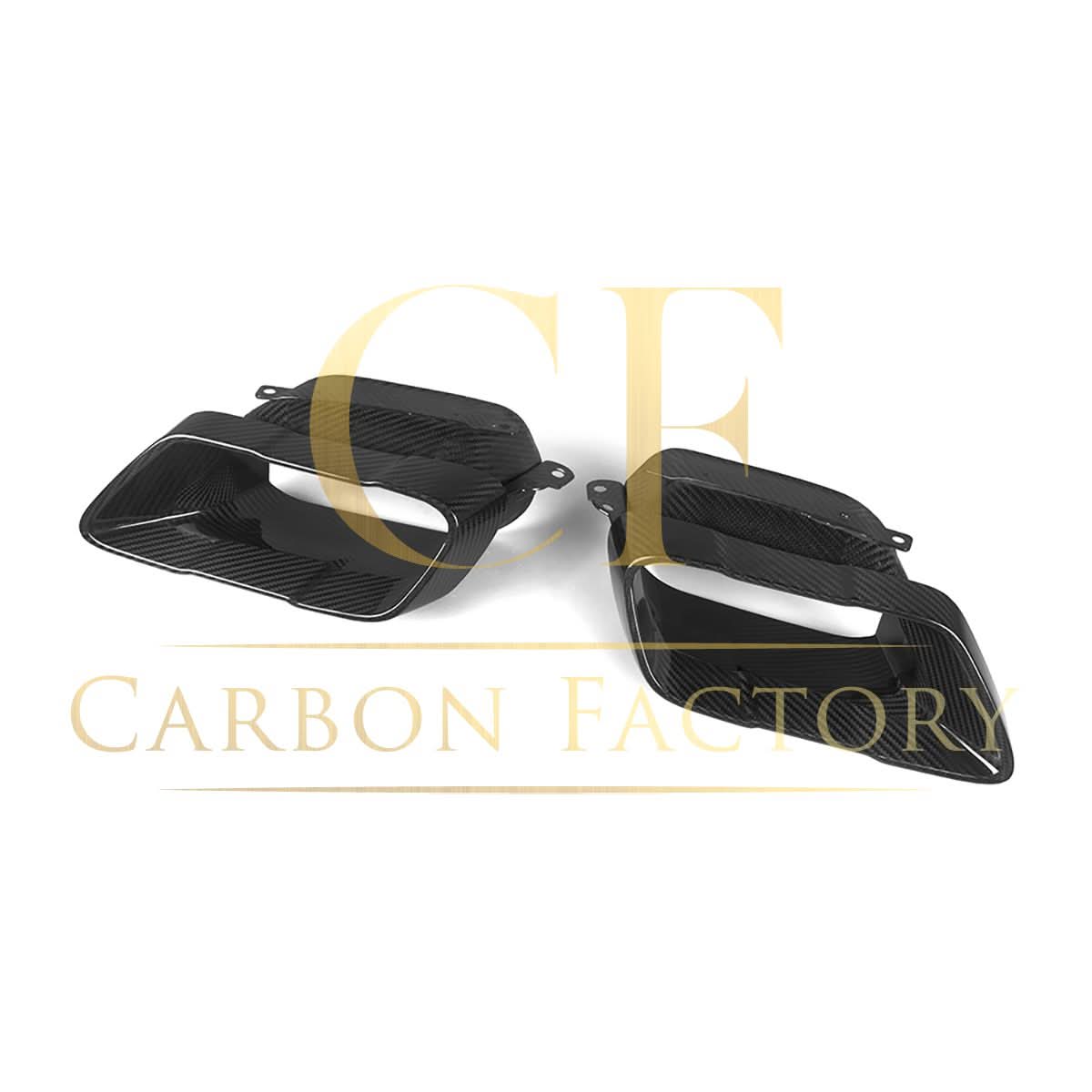 Pre-preg Carbon Fibre Exhaust Tips for BMW G05 X5 LCI 23-25 - Carbon Factory