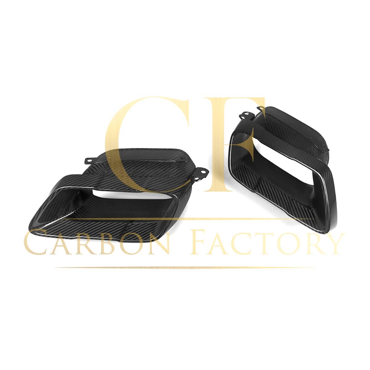 Pre-preg Carbon Fibre Exhaust Tips for BMW G05 X5 LCI 23-25 - Carbon Factory