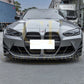 AC Style Pre-Preg Carbon Fibre Front Canards for BMW G80 M3 G82 G83 M4 21-Present - Carbon Factory