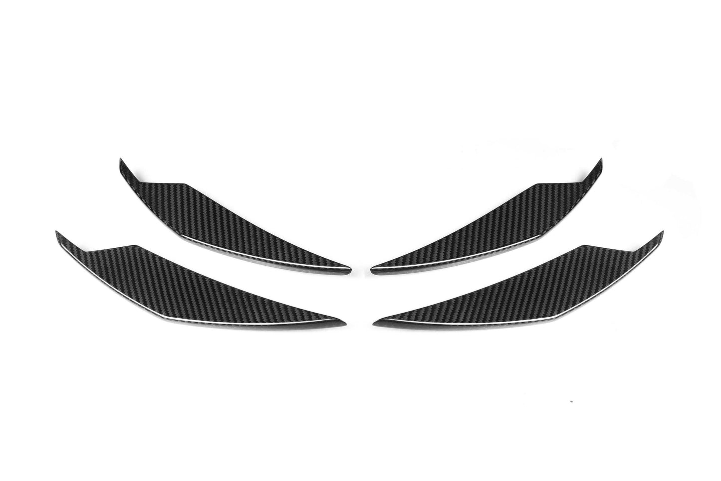 AC Style Pre-Preg Carbon Fibre Front Canards for BMW G80 M3 G82 G83 M4 21-Present - Carbon Factory