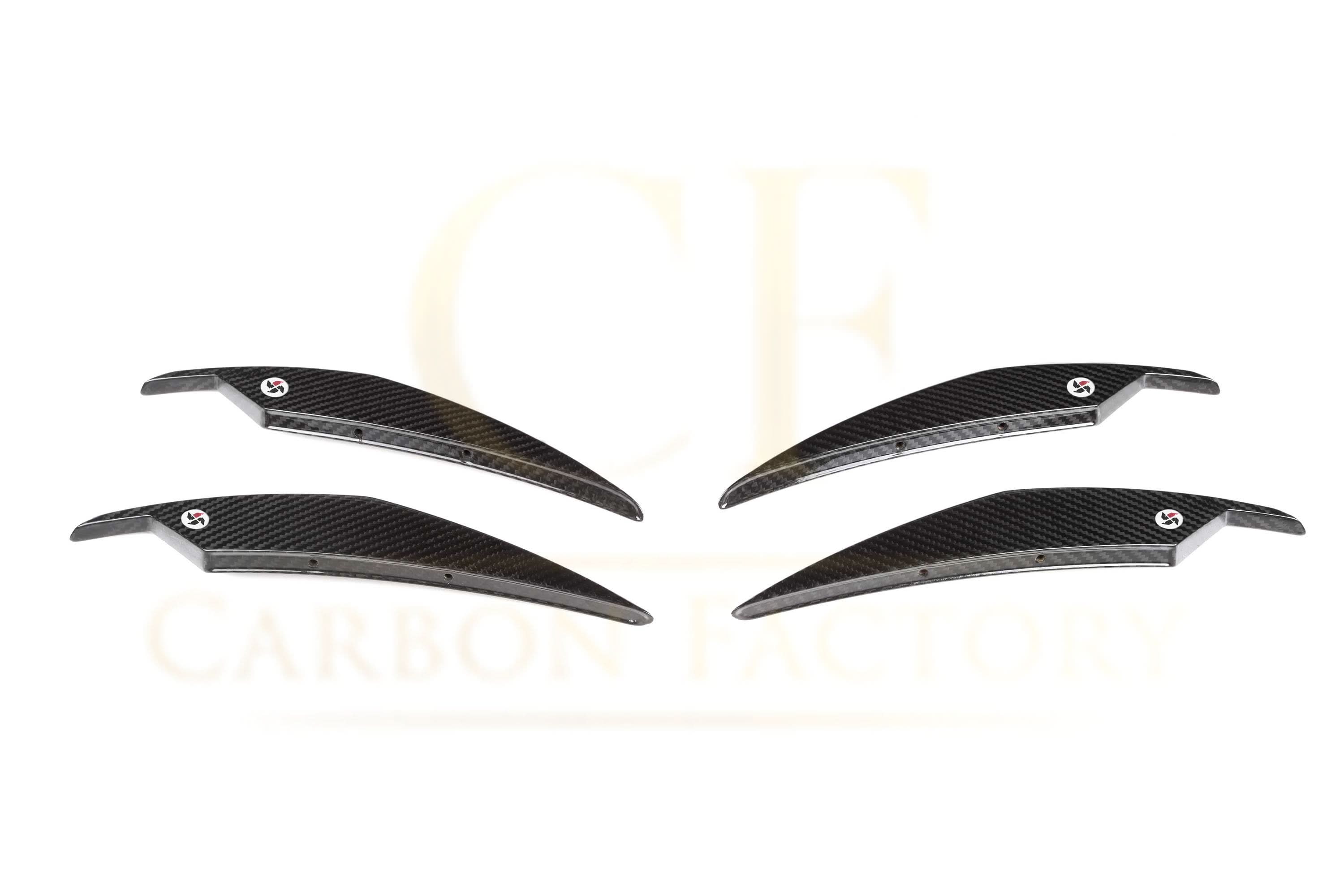 AC Style Pre-Preg Carbon Fibre Front Canards for BMW G80 M3 G82 G83 M4 21-Present - Carbon Factory