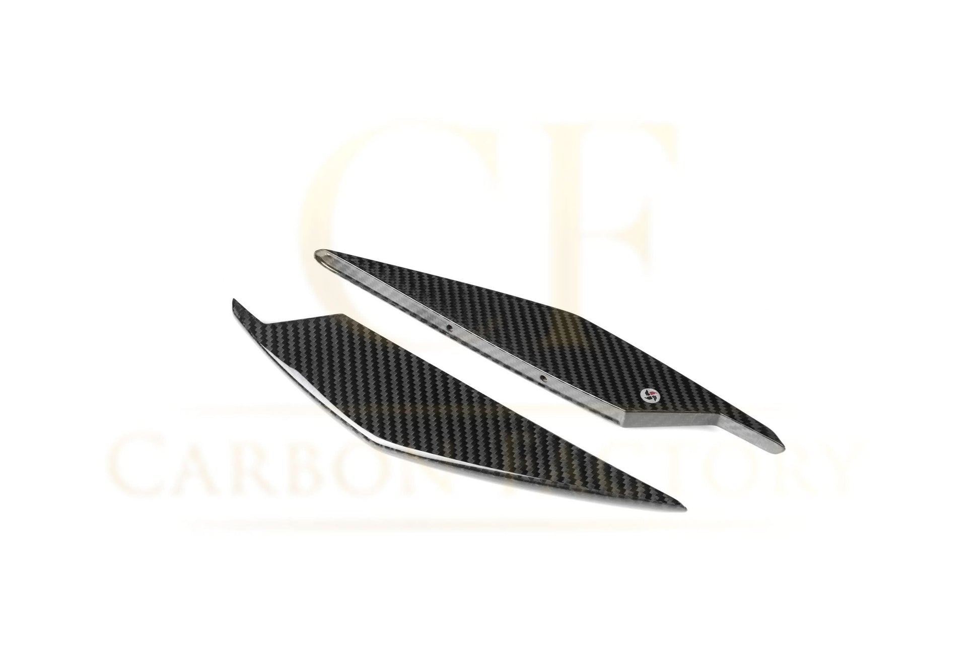 AC Style Pre-Preg Carbon Fibre Front Canards for BMW G80 M3 G82 G83 M4 21-Present - Carbon Factory