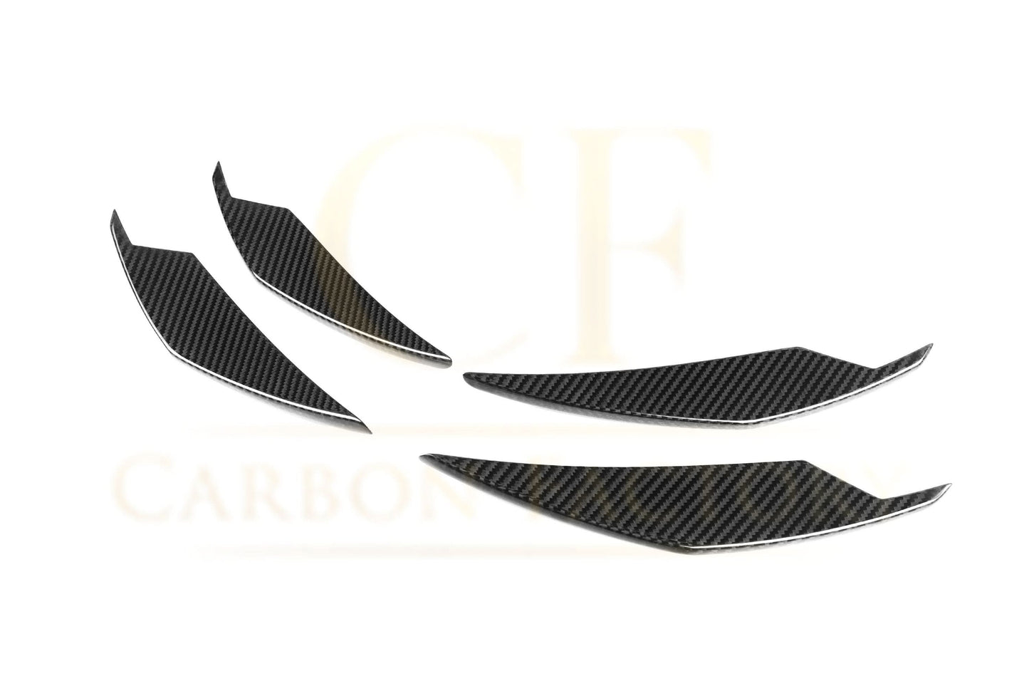 AC Style Pre-Preg Carbon Fibre Front Canards for BMW G80 M3 G82 G83 M4 21-Present - Carbon Factory