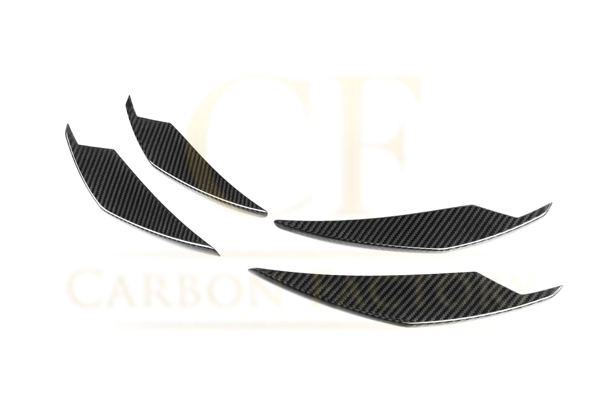 AC Style Pre-Preg Carbon Fibre Front Canards for BMW G80 M3 G82 G83 M4 21-Present - Carbon Factory