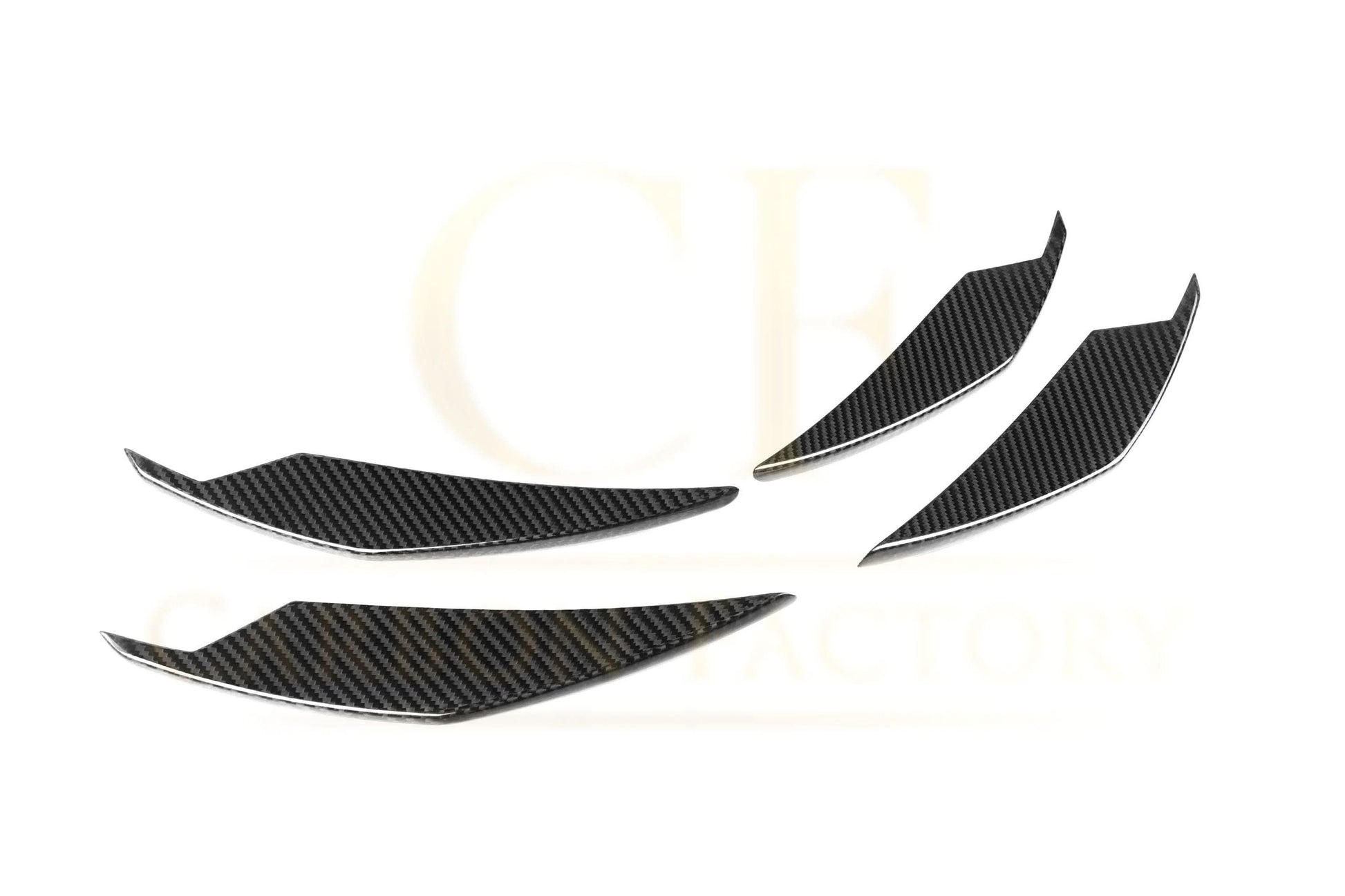 AC Style Pre-Preg Carbon Fibre Front Canards for BMW G80 M3 G82 G83 M4 21-Present - Carbon Factory