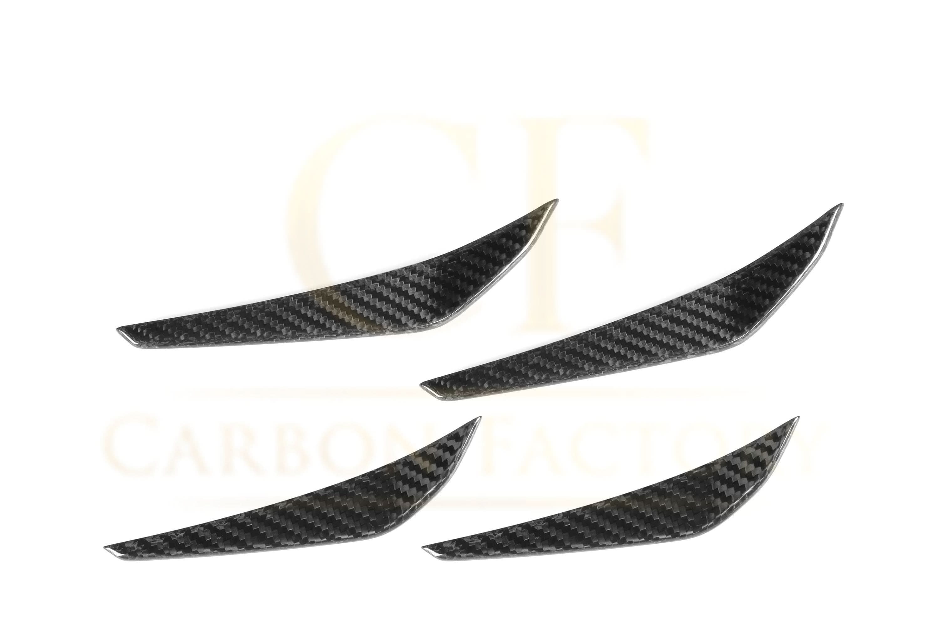 CF Style Pre-Preg Carbon Fibre Front Canards for BMW G80 M3 G82 G83 M4 21-Present - Carbon Factory