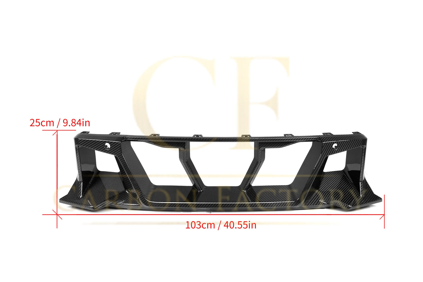 DS Style Pre-Preg Carbon Fibre Front Bumper Trim for BMW G87 M2 23-Present - Carbon Factory