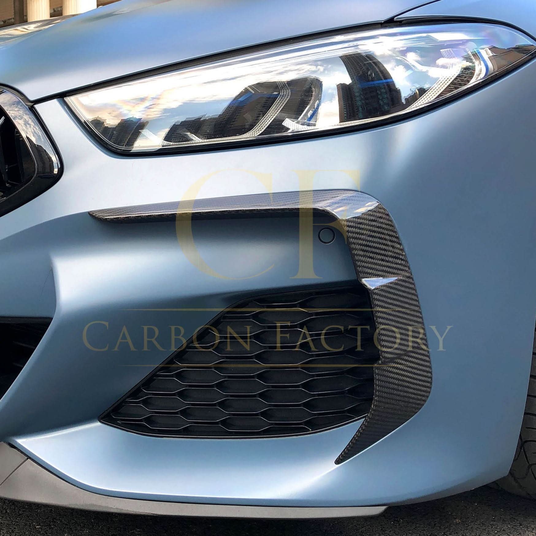 DS Style Pre-Preg Carbon Fibre Front Canards for BMW G14 G15 G16 8 Series 20-24 - Carbon Factory