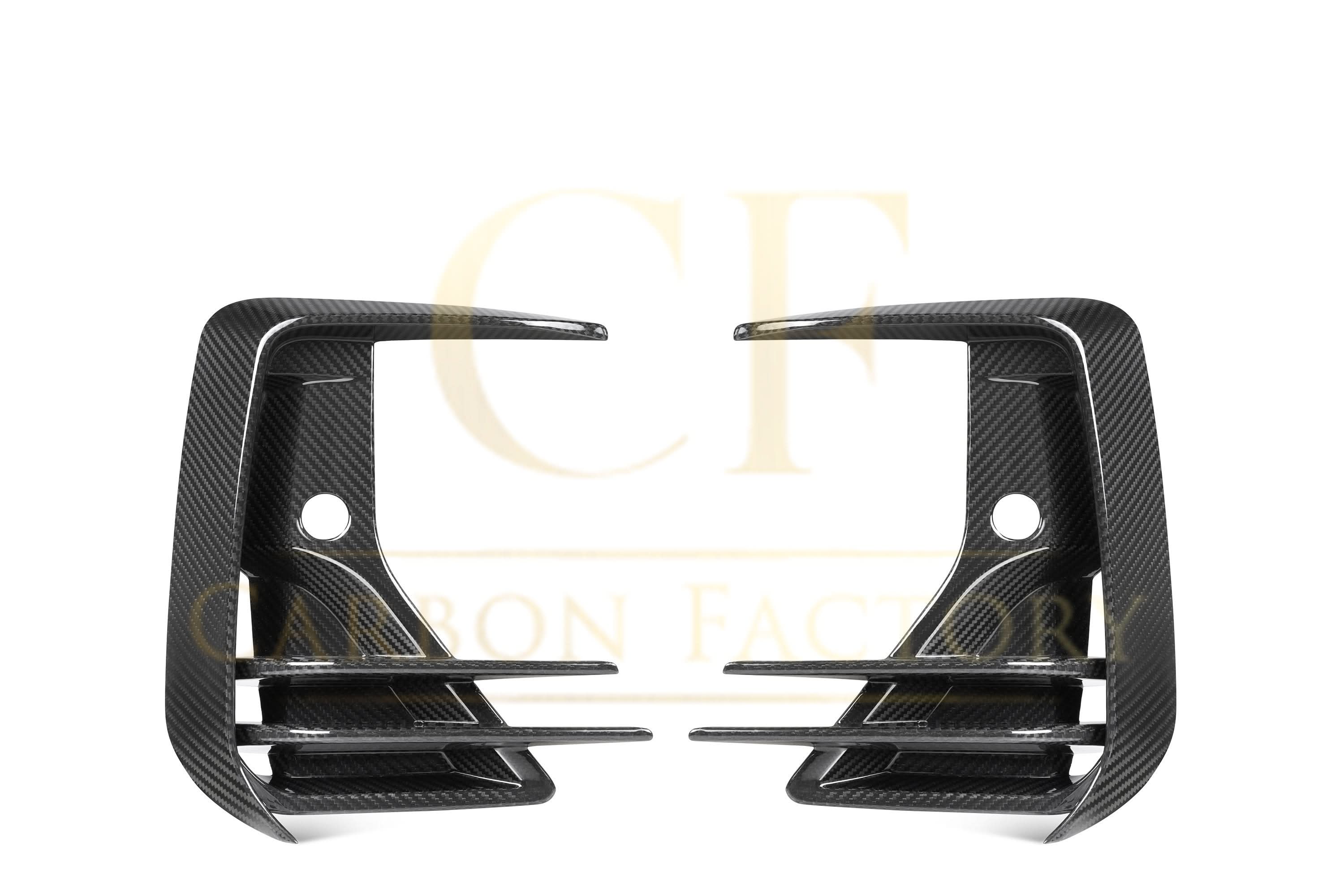 DS Style Pre-Preg Carbon Fibre Front Induction Trims for BMW G01 X3 G02 X4 G08 IX3 LCI 22-25 - Carbon Factory