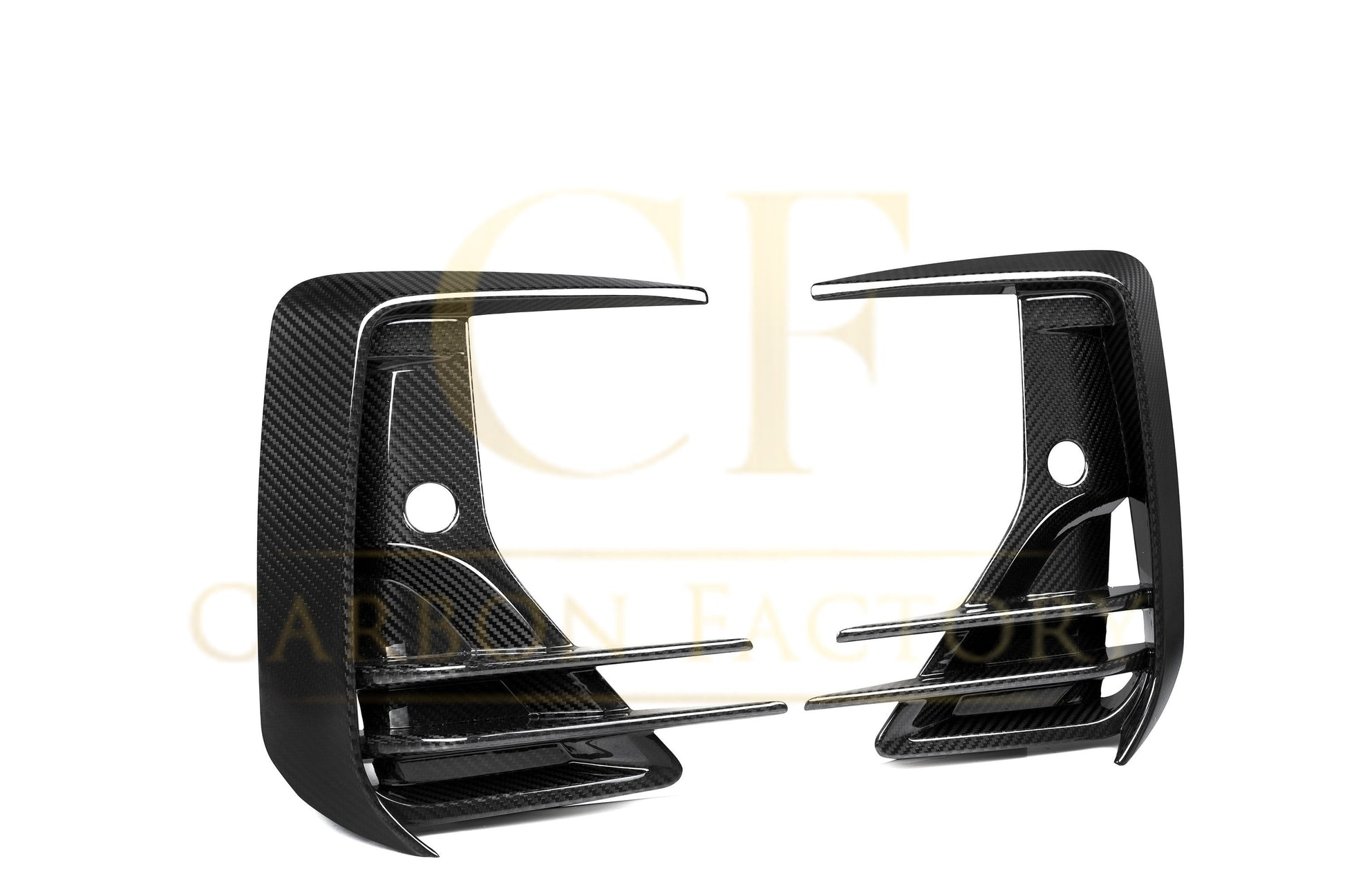 DS Style Pre-Preg Carbon Fibre Front Induction Trims for BMW G01 X3 G02 X4 G08 IX3 LCI 22-25 - Carbon Factory
