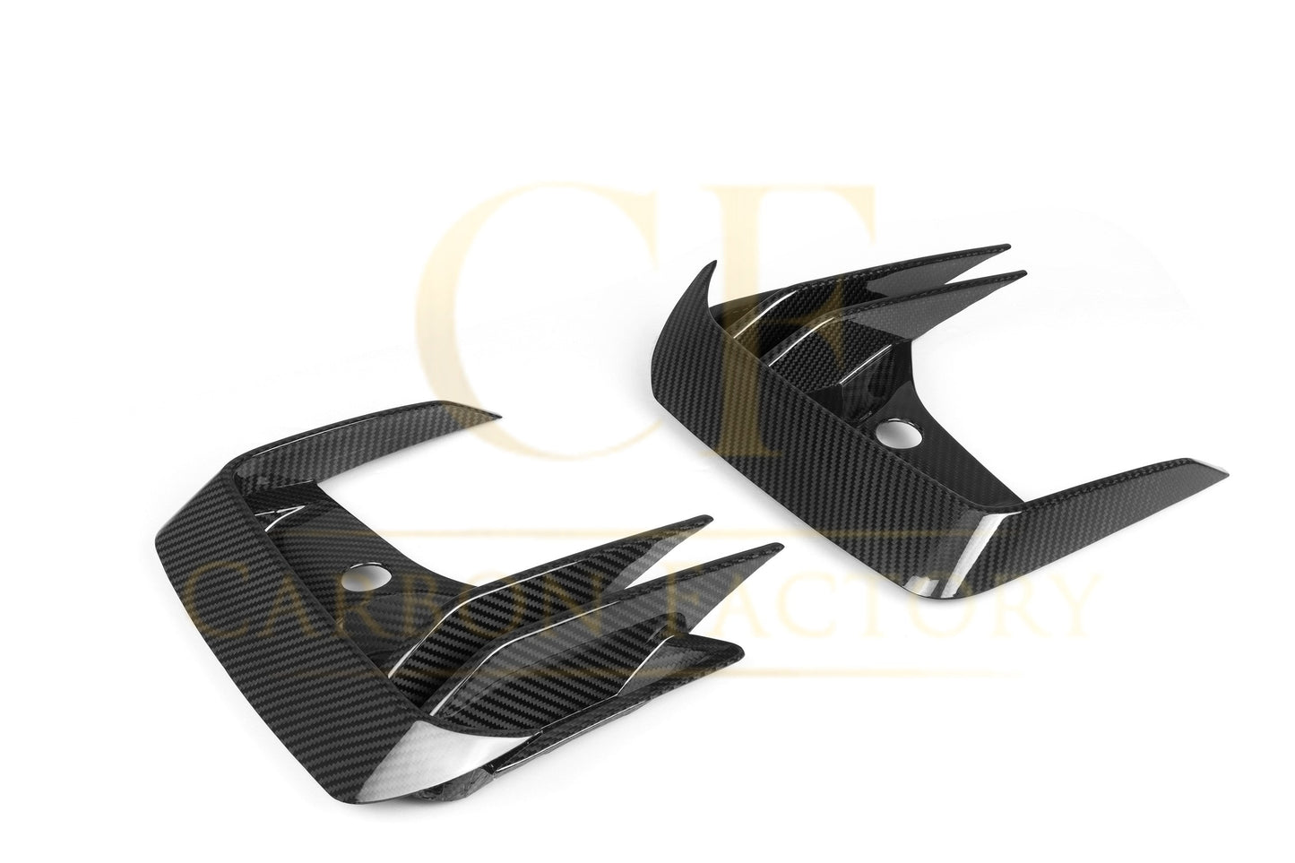 DS Style Pre-Preg Carbon Fibre Front Induction Trims for BMW G01 X3 G02 X4 G08 IX3 LCI 22-25 - Carbon Factory