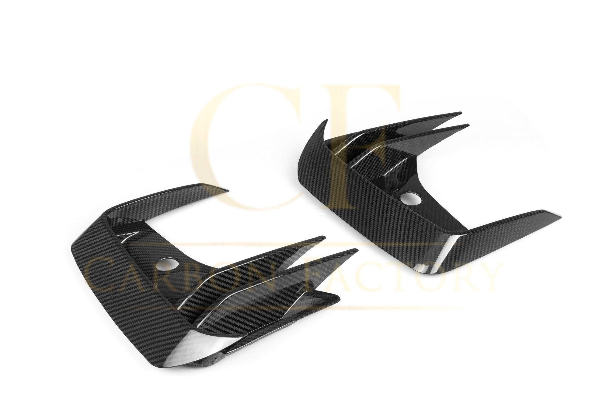 DS Style Pre-Preg Carbon Fibre Front Induction Trims for BMW G01 X3 G02 X4 G08 IX3 LCI 22-25 - Carbon Factory