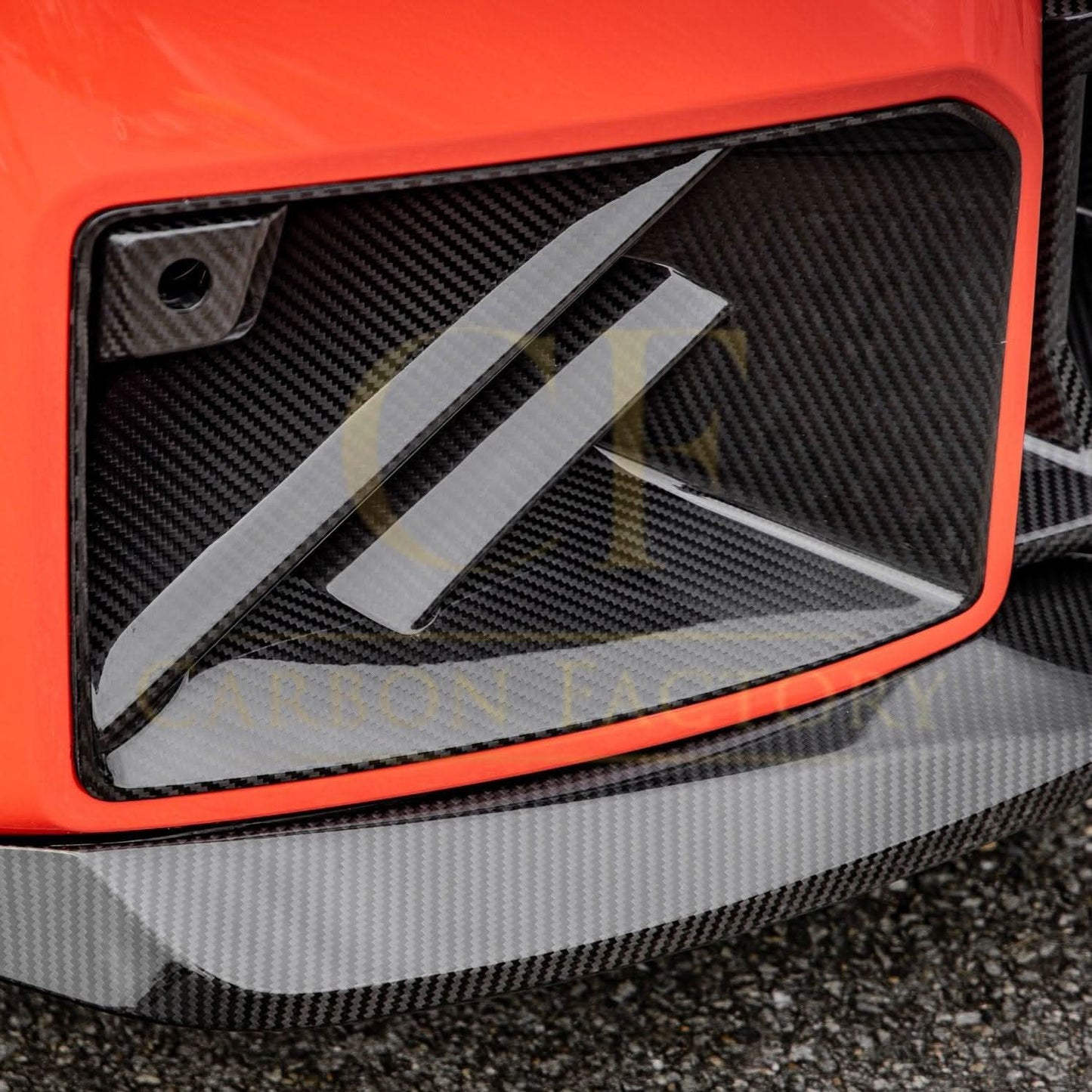 DS Style Pre-Preg Carbon Fibre Front Induction Trims for BMW G87 M2 23-Present - Carbon Factory