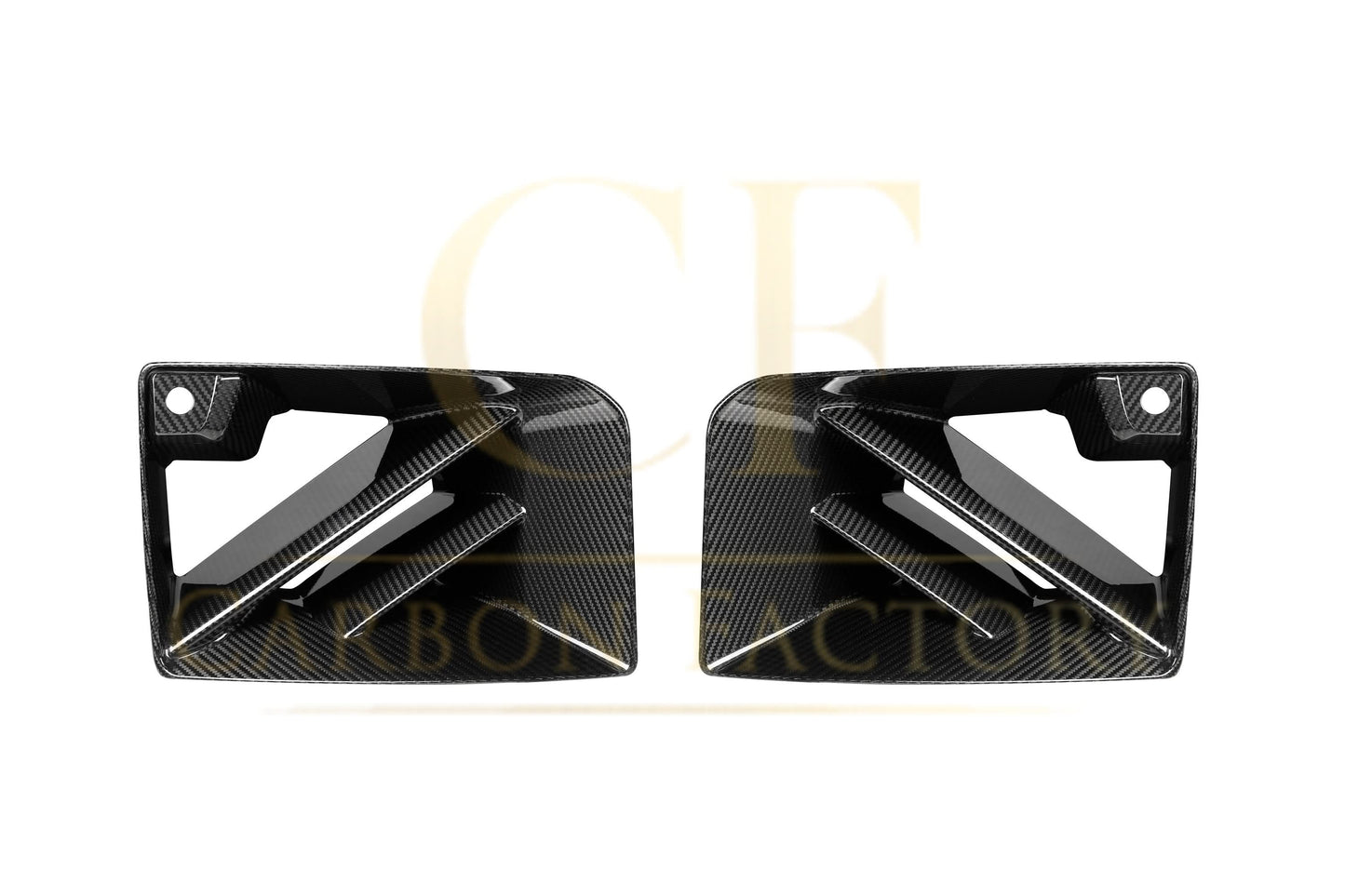 DS Style Pre-Preg Carbon Fibre Front Induction Trims for BMW G87 M2 23-Present - Carbon Factory
