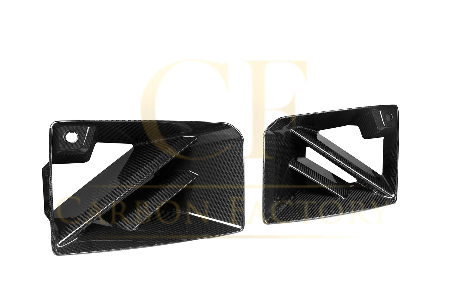 DS Style Pre-Preg Carbon Fibre Front Induction Trims for BMW G87 M2 23-Present - Carbon Factory