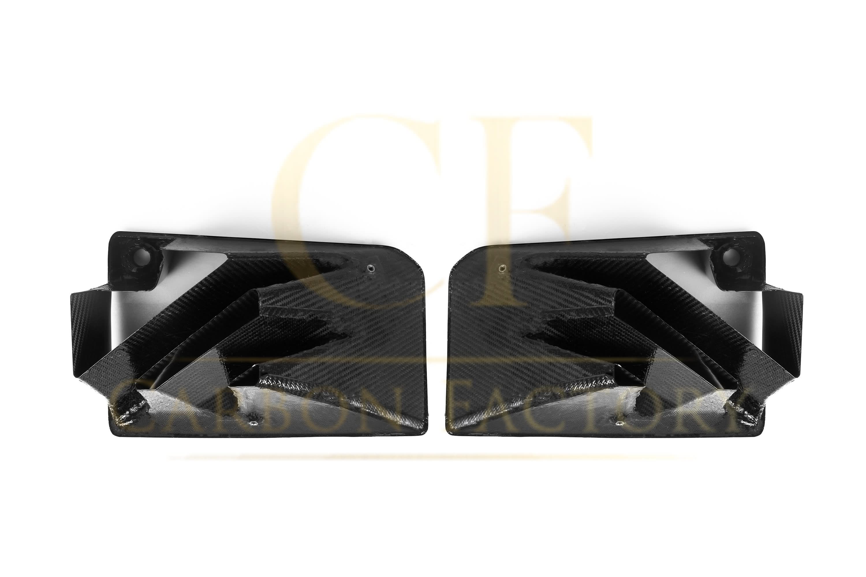 DS Style Pre-Preg Carbon Fibre Front Induction Trims for BMW G87 M2 23-Present - Carbon Factory