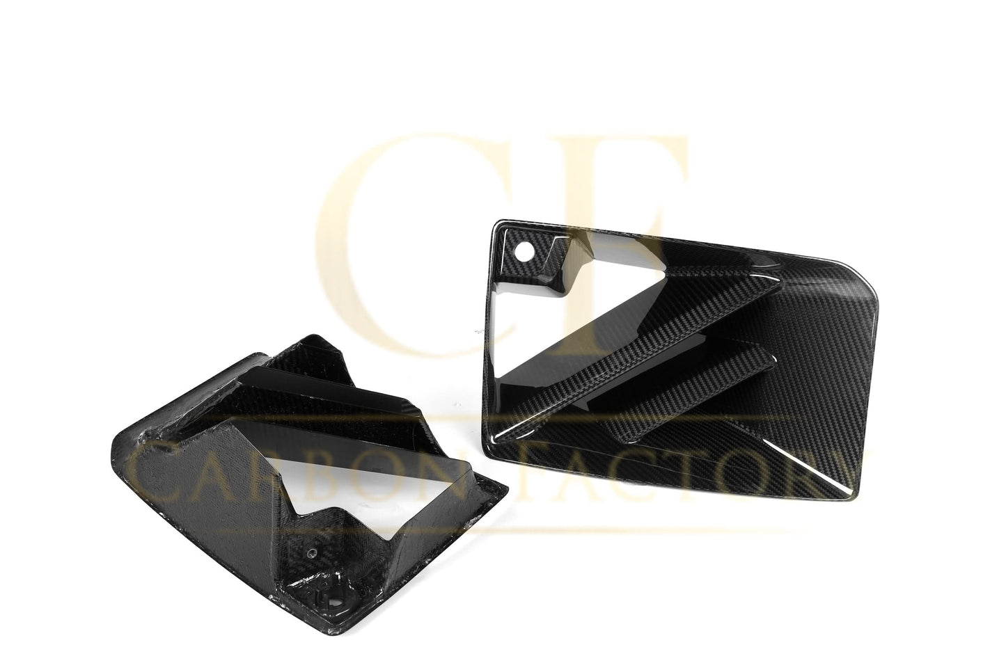 DS Style Pre-Preg Carbon Fibre Front Induction Trims for BMW G87 M2 23-Present - Carbon Factory