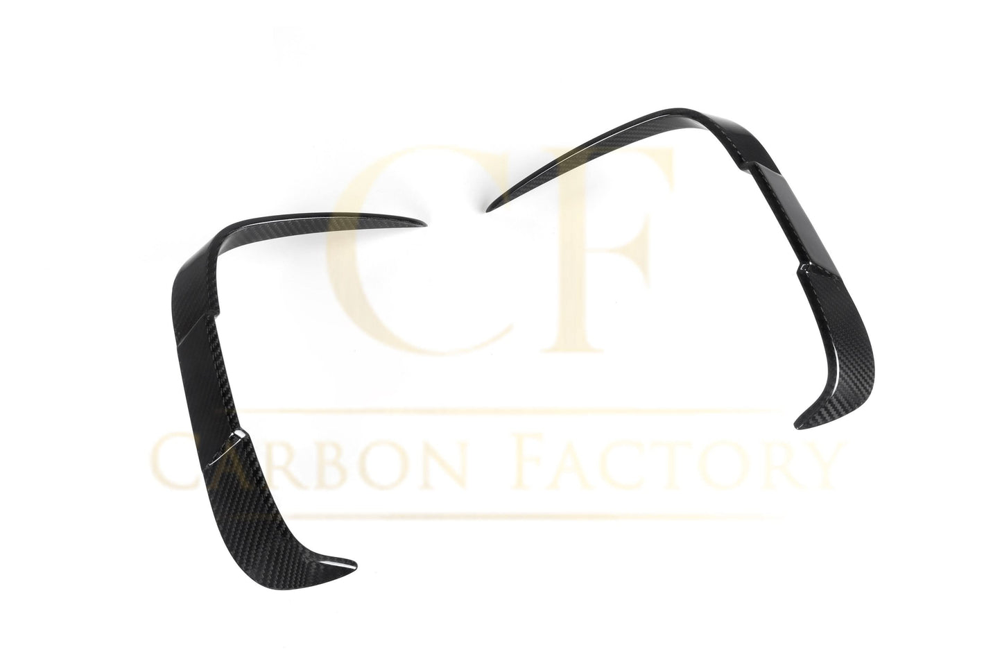 DS Style Pre-Preg Carbon Fibre Rear Bumper Canards for BMW F87 M2 13-21 - Carbon Factory