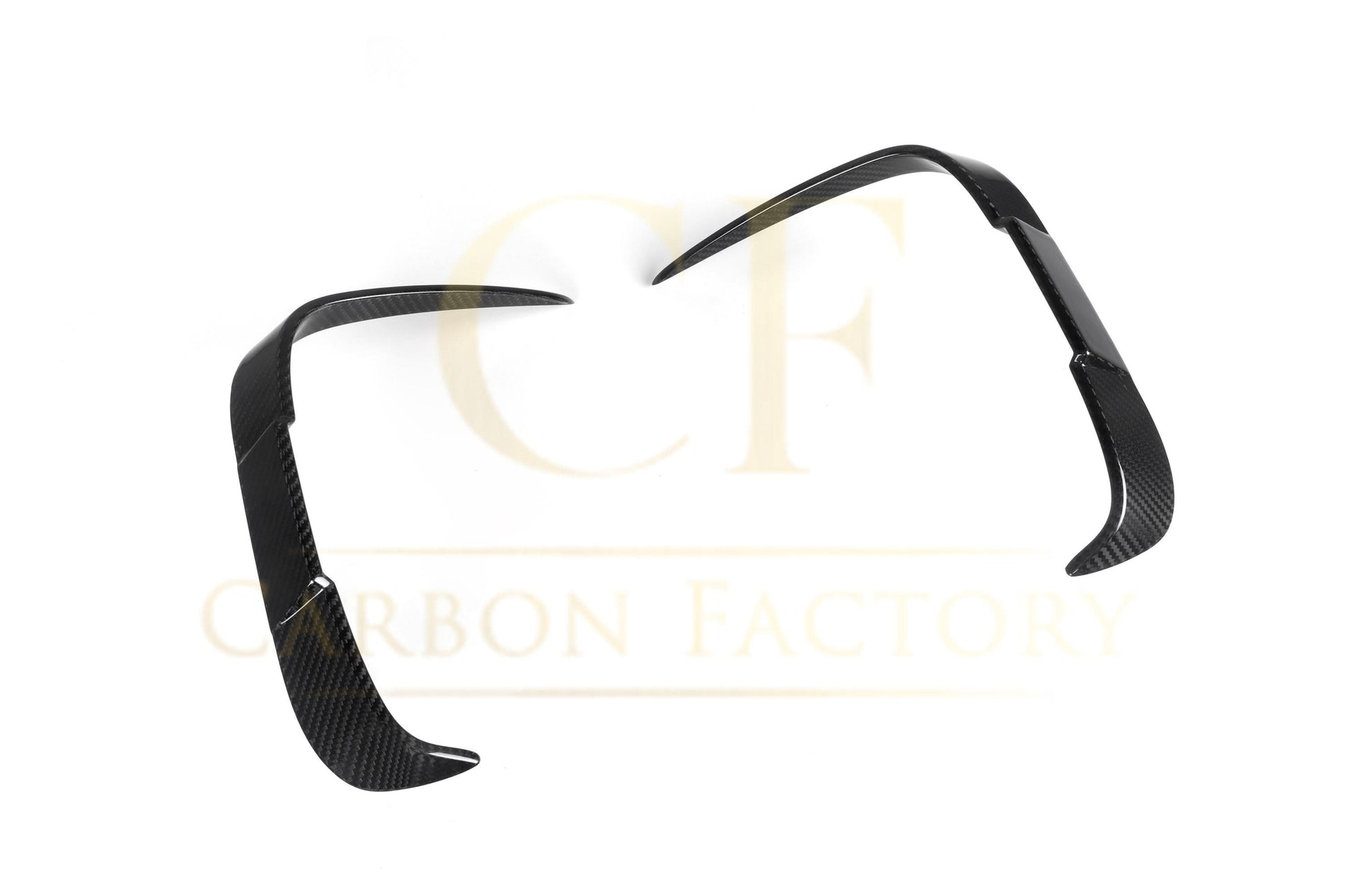 DS Style Pre-Preg Carbon Fibre Rear Bumper Canards for BMW F87 M2 13-21 - Carbon Factory