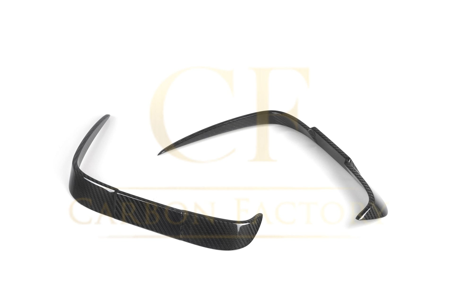 DS Style Pre-Preg Carbon Fibre Rear Bumper Canards for BMW F87 M2 13-21 - Carbon Factory