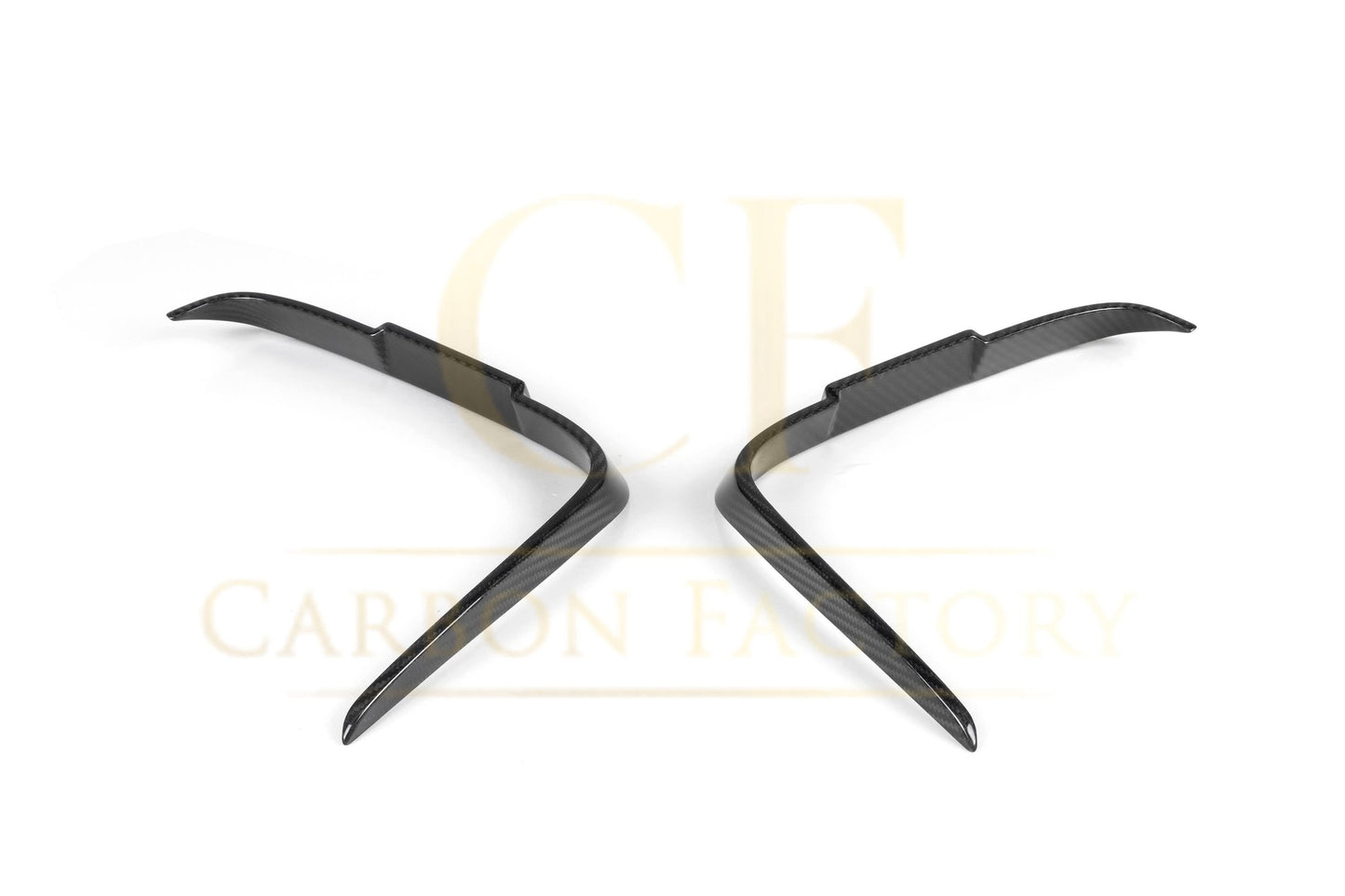 DS Style Pre-Preg Carbon Fibre Rear Bumper Canards for BMW F87 M2 13-21 - Carbon Factory