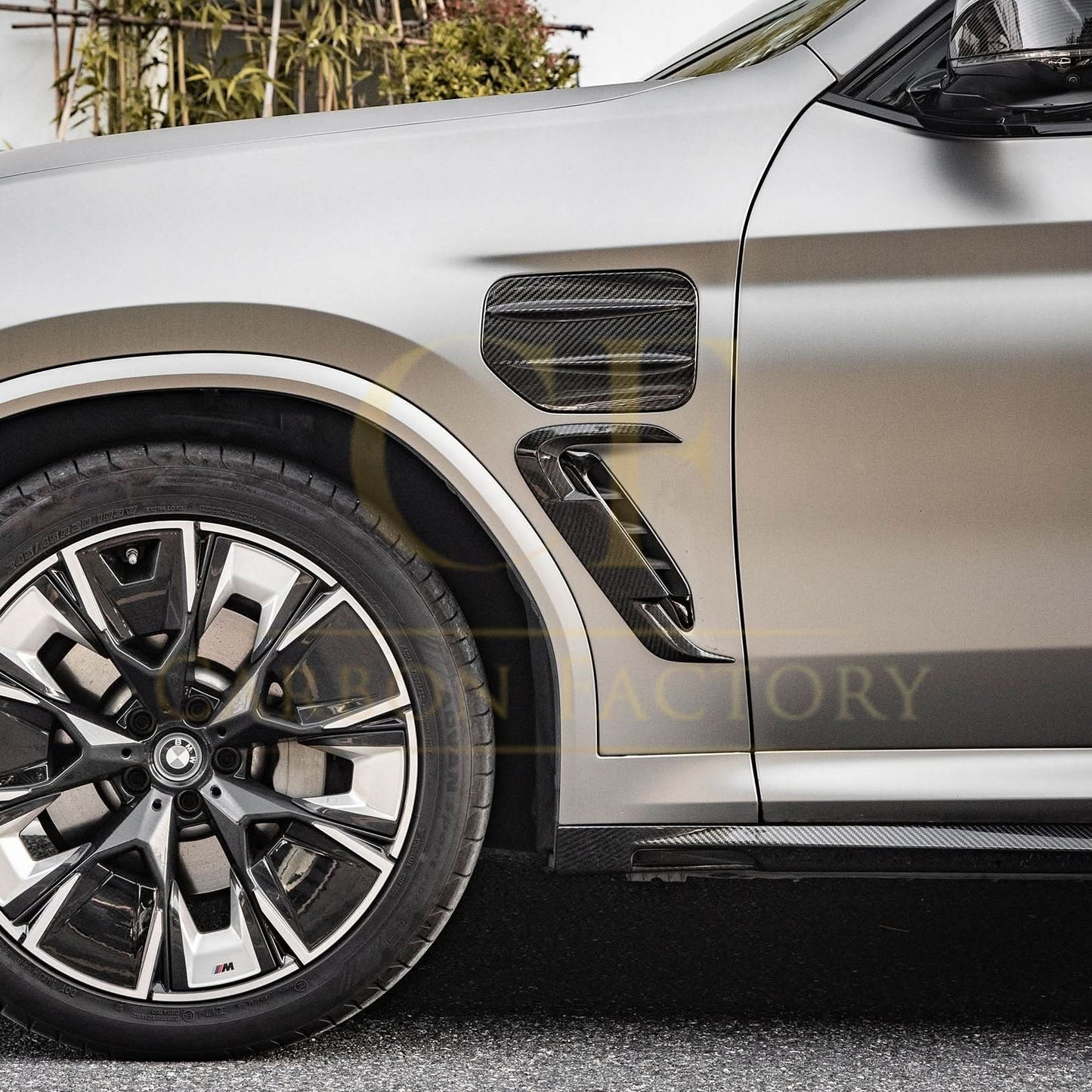 DS Style Pre-Preg Carbon Fibre Side Fender Trims for BMW G01 X3 G02 X4 G08 IX3 LCI 22-25 - Carbon Factory