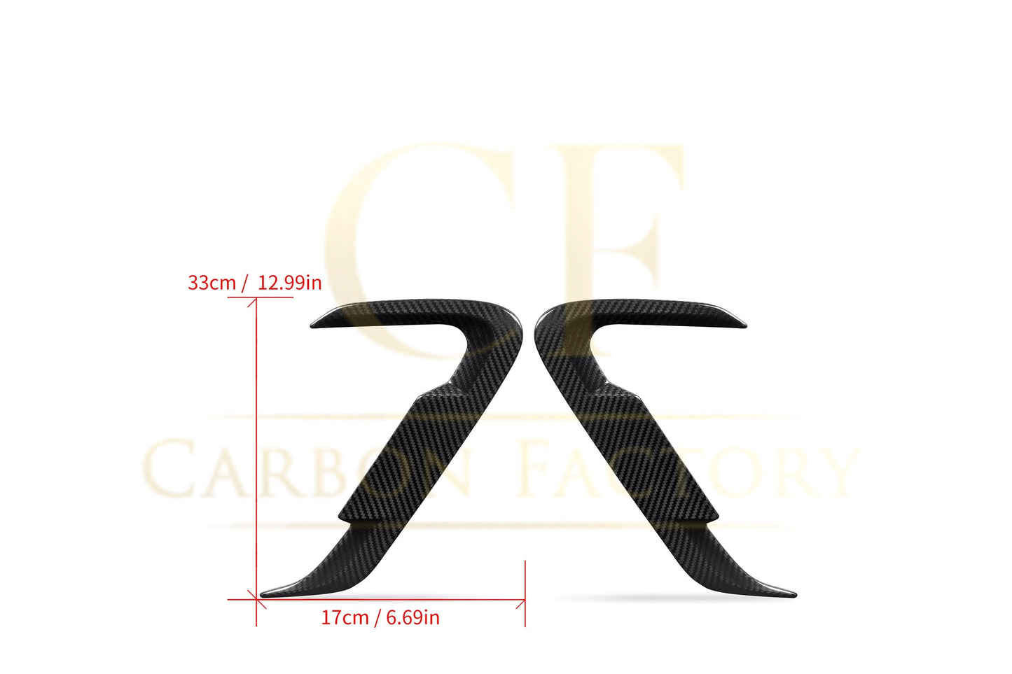 DS Style Pre-Preg Carbon Fibre Side Fender Trims for BMW G01 X3 G02 X4 G08 IX3 LCI 22-25 - Carbon Factory