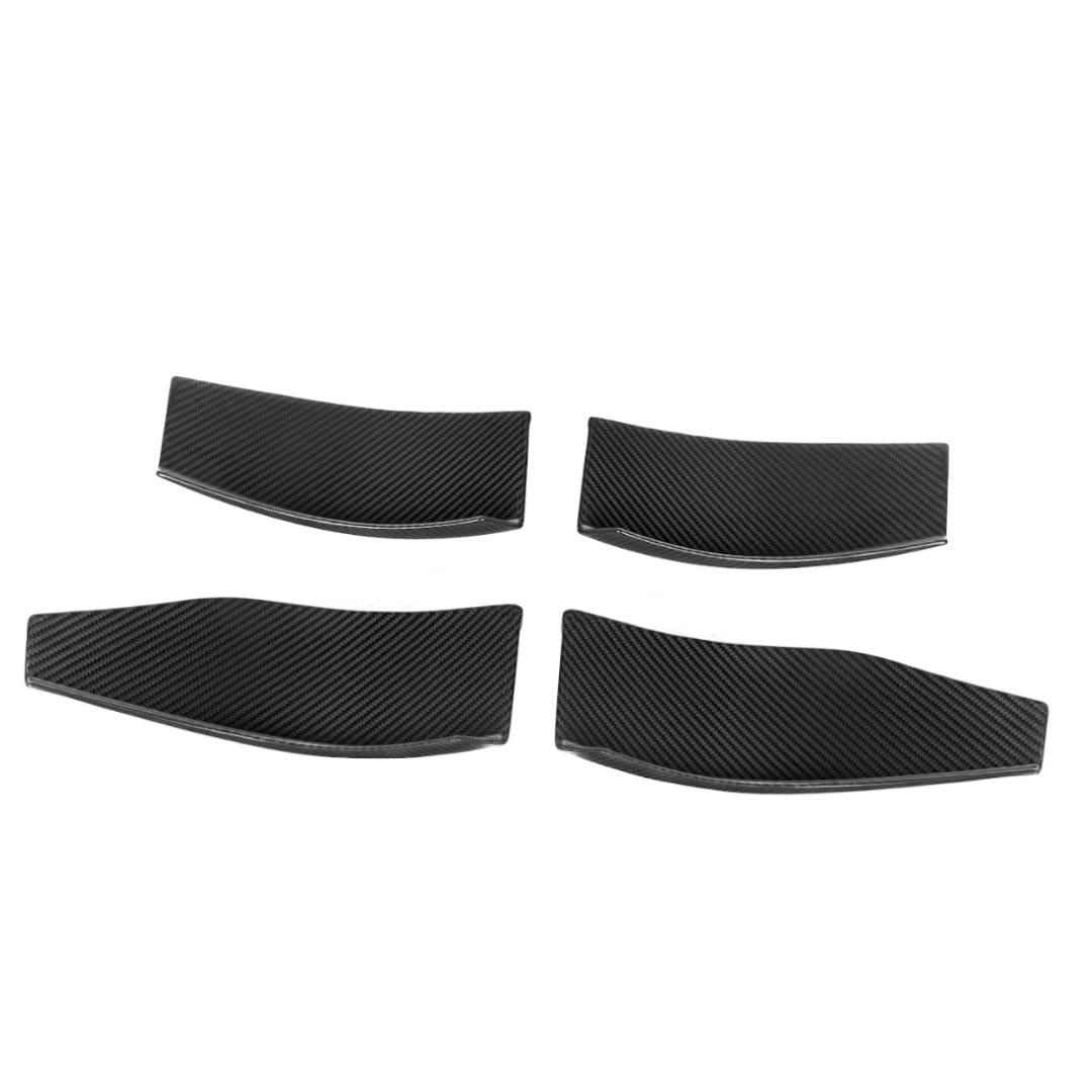 GT4 Style Pre-Preg Carbon Fibre Front Canards for BMW G80 G81 M3 G82 G83 M4 21-Present - Carbon Factory