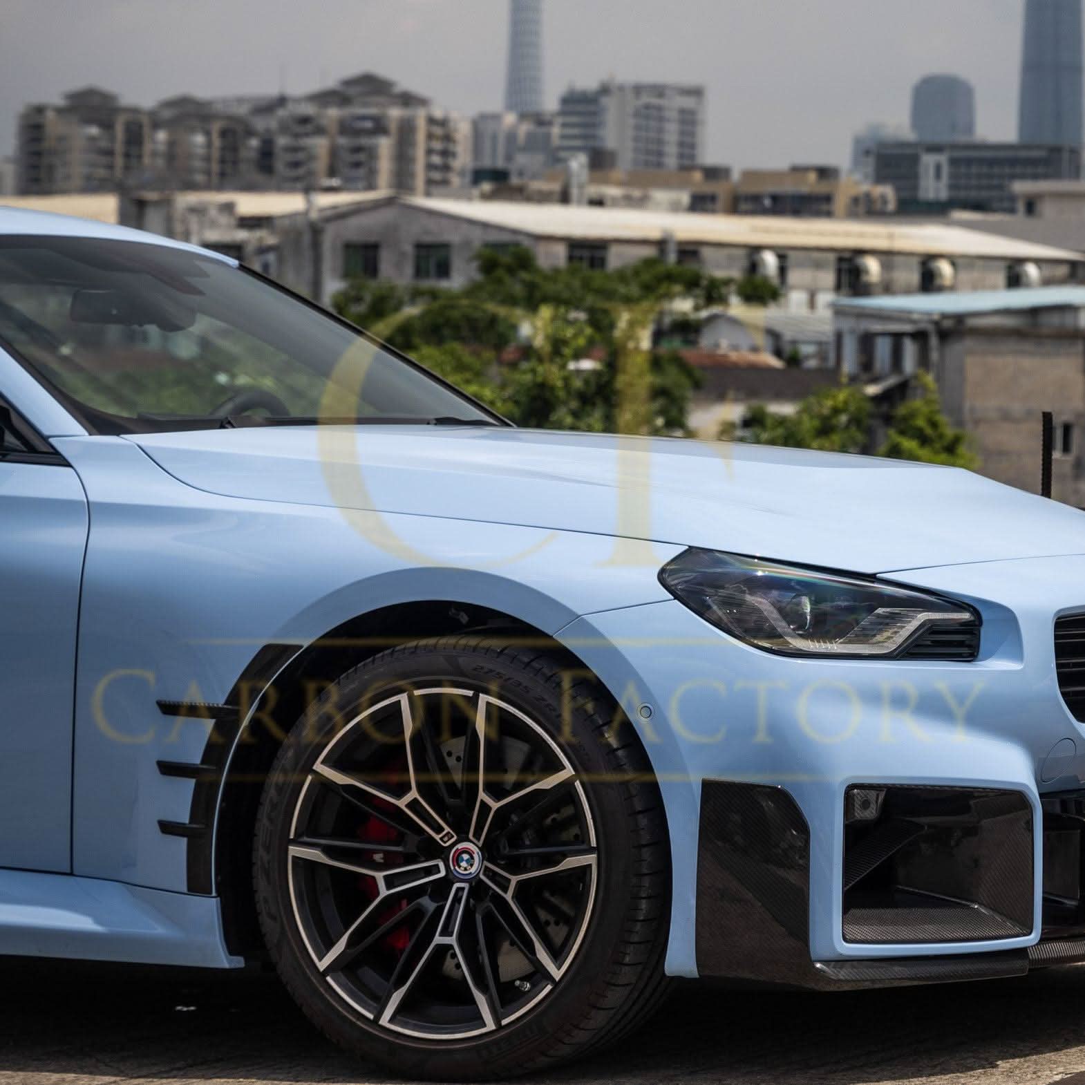 MP Style Pre-Preg Carbon Fibre Front Arch Trims for BMW G87 M2 23-Present - Carbon Factory