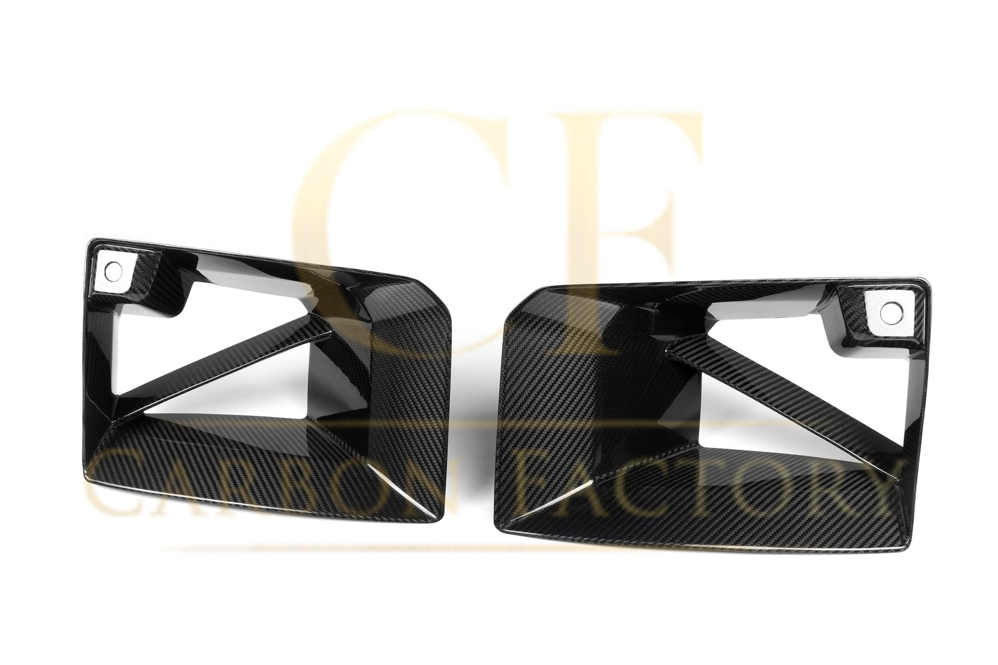 MP Style Pre-Preg Carbon Fibre Front Induction Trims for BMW G87 M2 23-Present - Carbon Factory