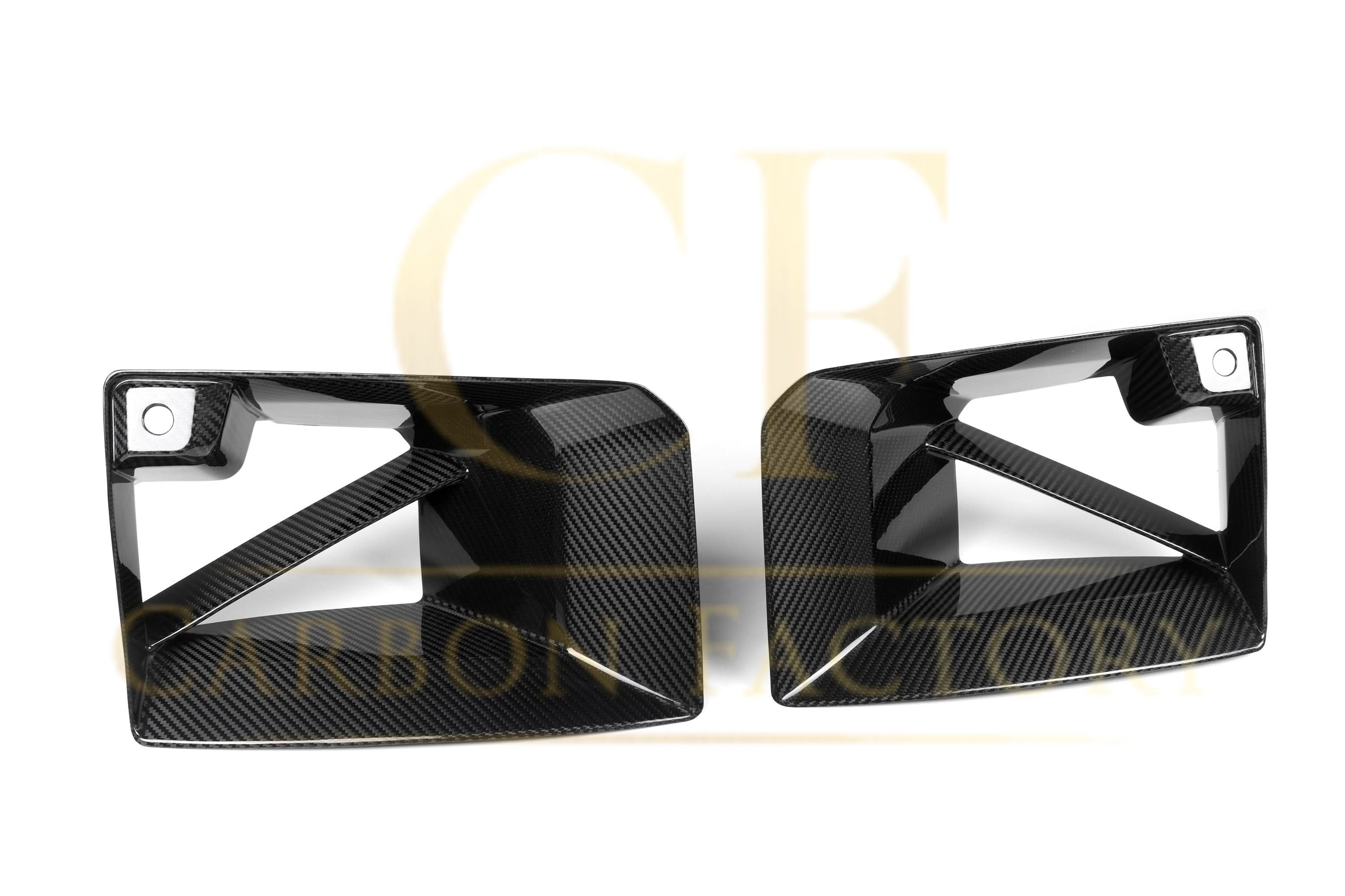 MP Style Pre-Preg Carbon Fibre Front Induction Trims for BMW G87 M2 23-Present - Carbon Factory