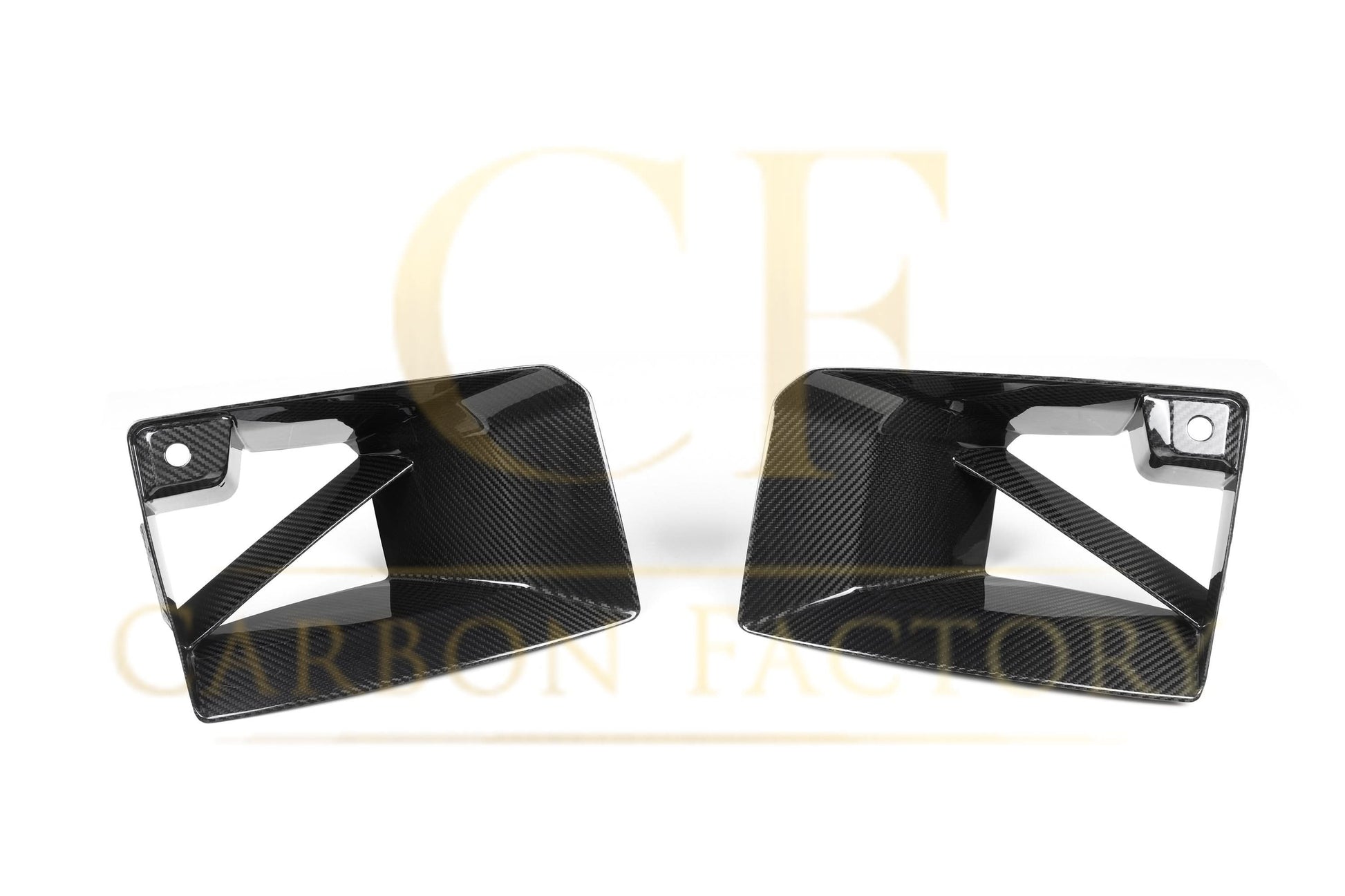 MP Style Pre-Preg Carbon Fibre Front Induction Trims for BMW G87 M2 23-Present - Carbon Factory