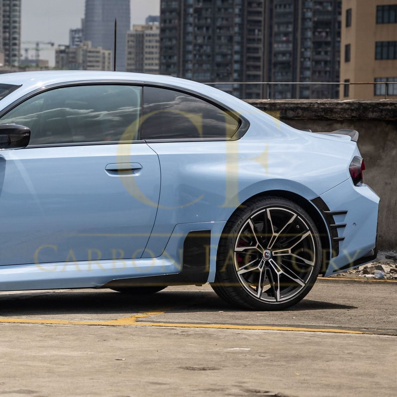 MP Style Pre-Preg Carbon Fibre Rear Arch Trims for BMW G87 M2 23-Present - Carbon Factory