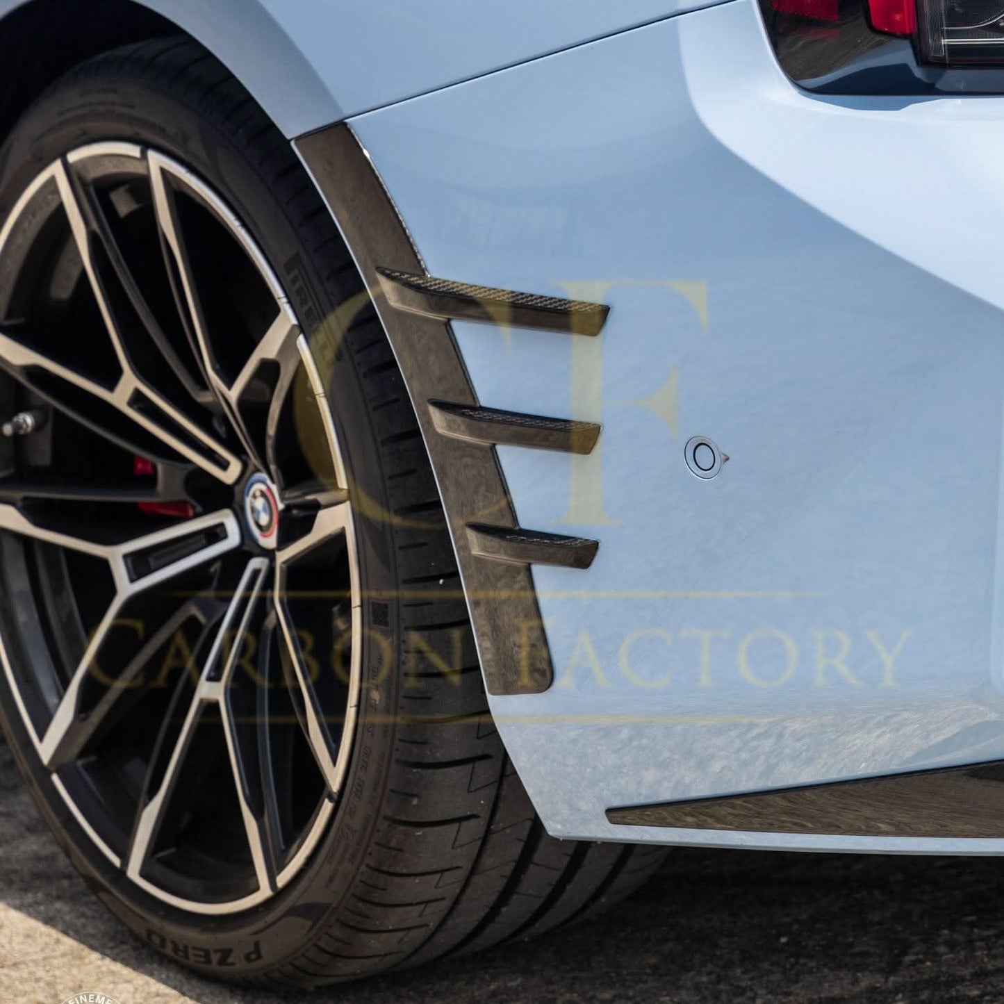 MP Style Pre-Preg Carbon Fibre Rear Arch Trims for BMW G87 M2 23-Present - Carbon Factory