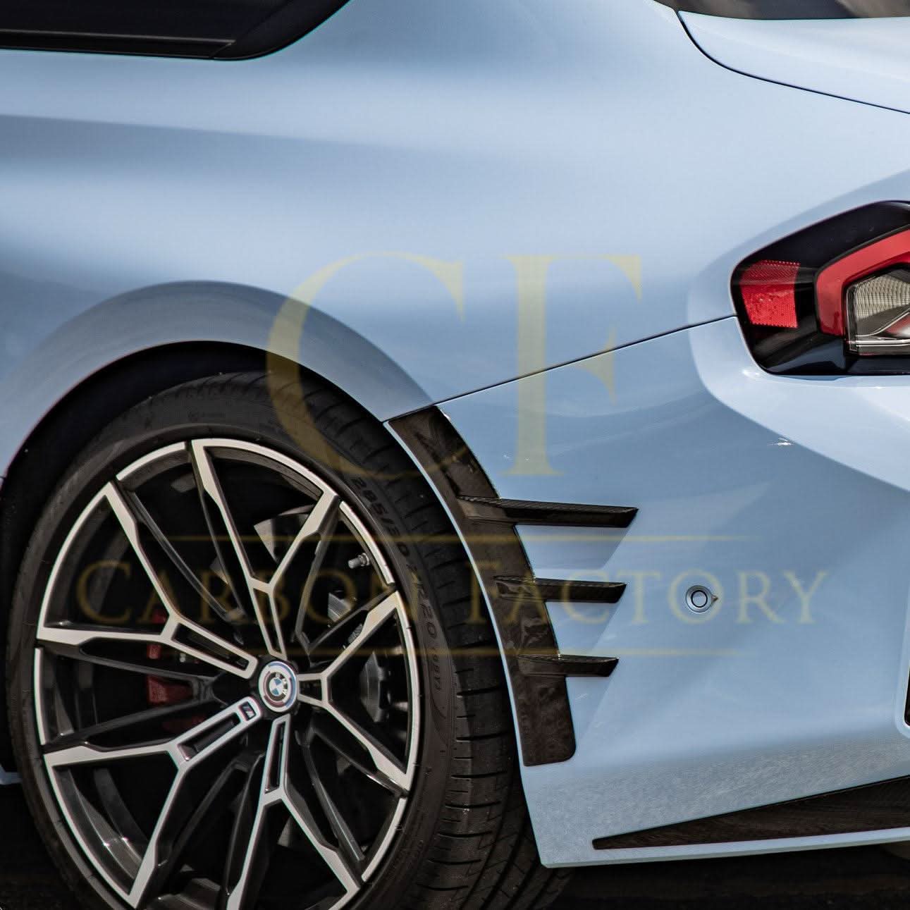 MP Style Pre-Preg Carbon Fibre Rear Arch Trims for BMW G87 M2 23-Present - Carbon Factory
