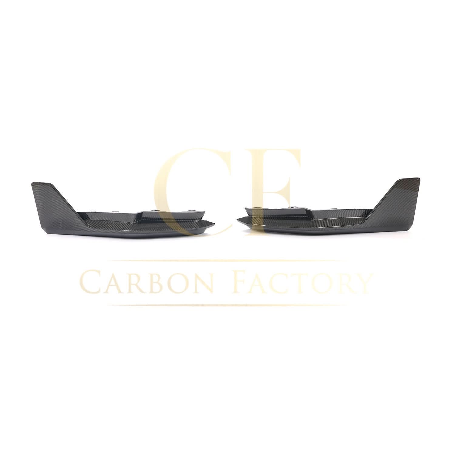 MP Style Pre-Preg Carbon Fibre Rear Bumper Spats for BMW G80 G81 M3 21-Present - Carbon Factory