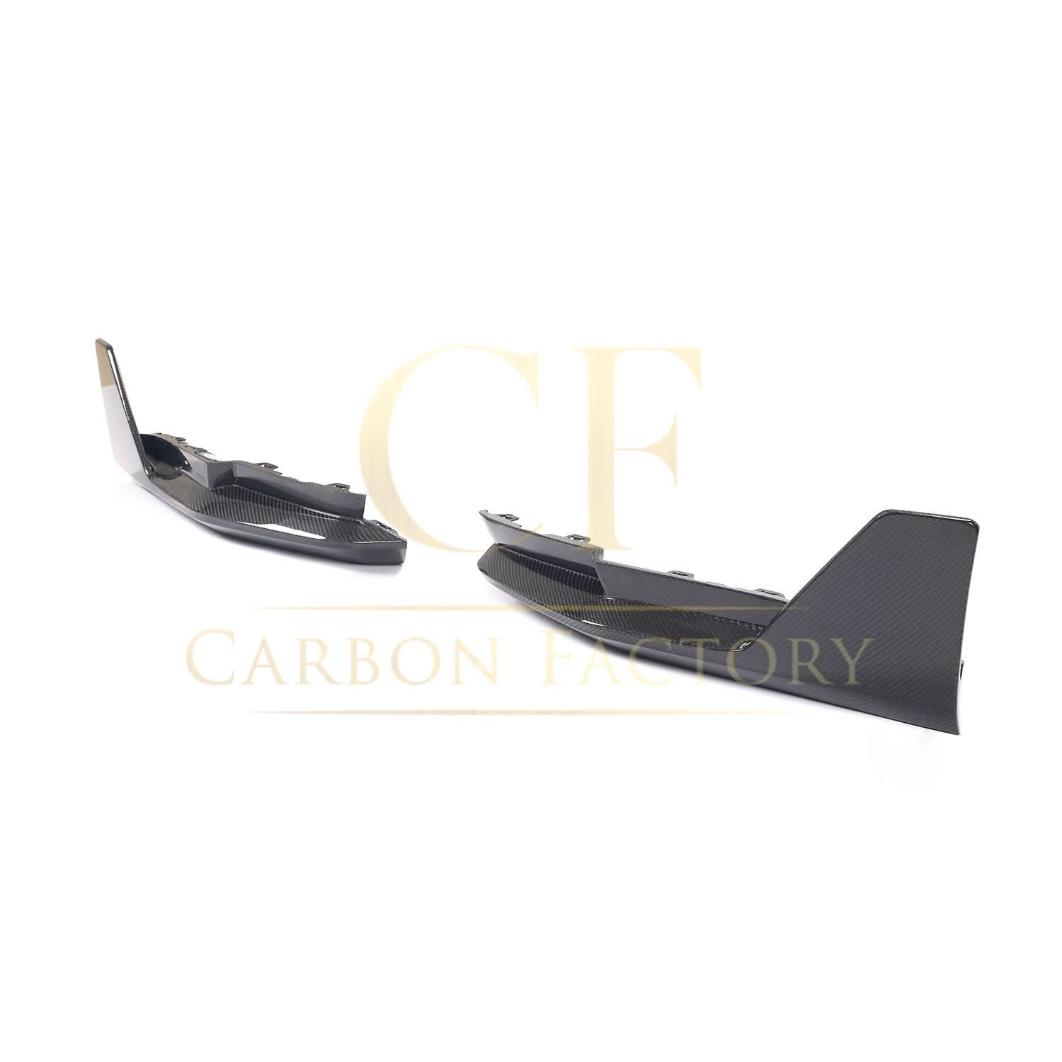 MP Style Pre-Preg Carbon Fibre Rear Bumper Spats for BMW G80 G81 M3 21-Present - Carbon Factory