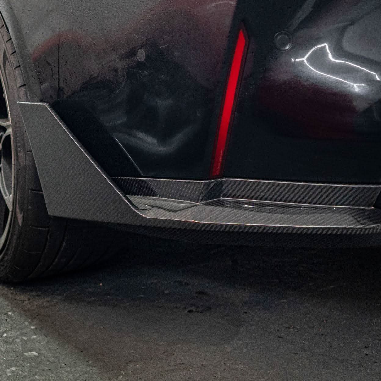 MP Style Pre-Preg Carbon Fibre Rear Bumper Spats for BMW G82 G83 M4 21-Present - Carbon Factory